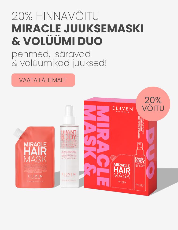 ELEVEN Australia Miracle juuksemaski ja volüümitoodete duo